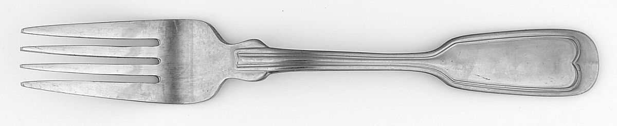 Fiddle Thread (Stainless) Individual Salad Fork by Leonard Silver Mfg Co-1