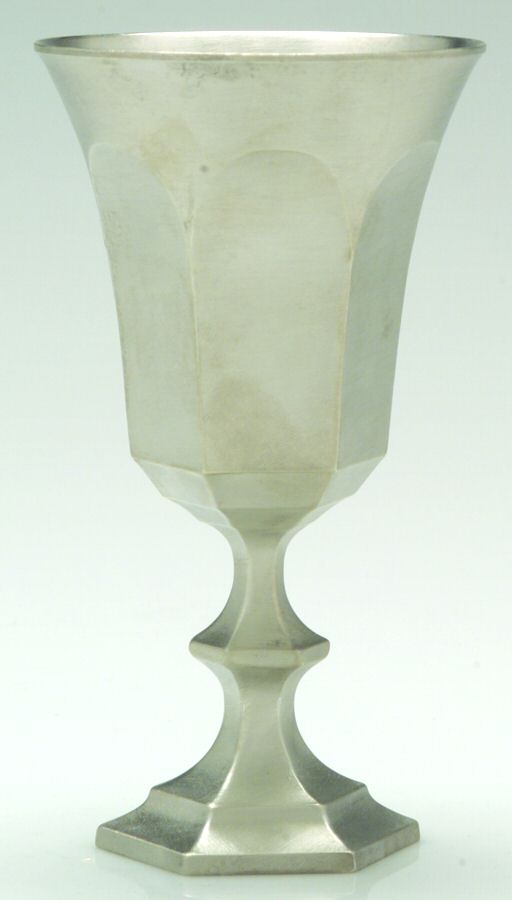 Pewter Hollowware Water Goblet by Leonard Silver Mfg Co-1