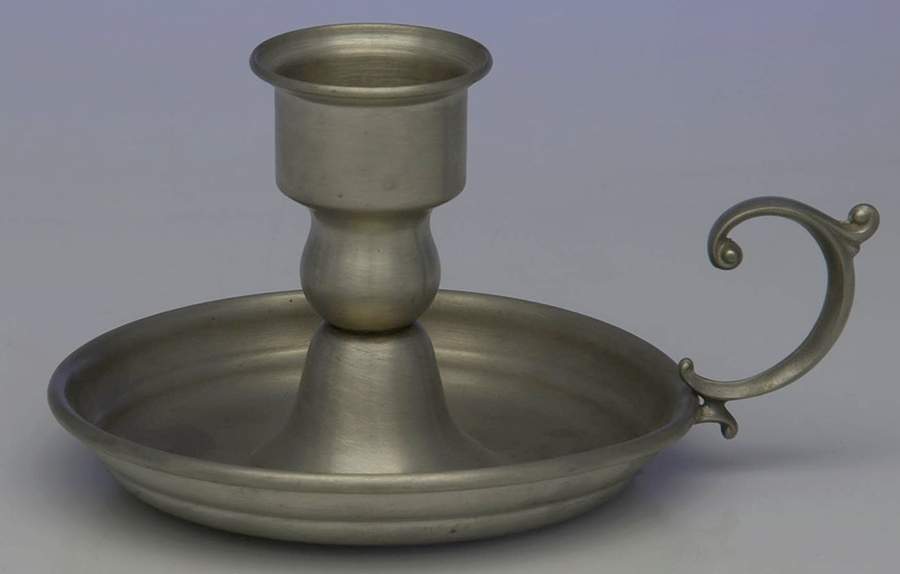 Pewter Hollowware Chamberstick by Leonard Silver Mfg Co-1