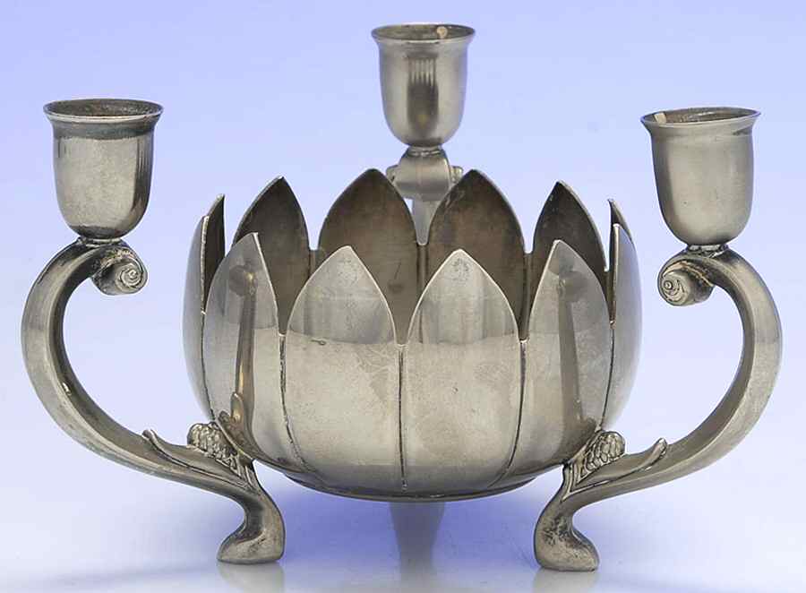 Silverplate Hollowware Centerpiece No Frog by Leonard Silver Mfg Co-1