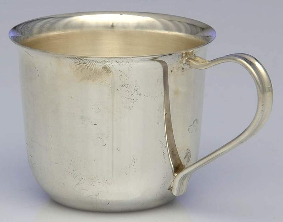 Silverplate Hollowware Silverplate Baby Cup by Leonard Silver Mfg Co-1