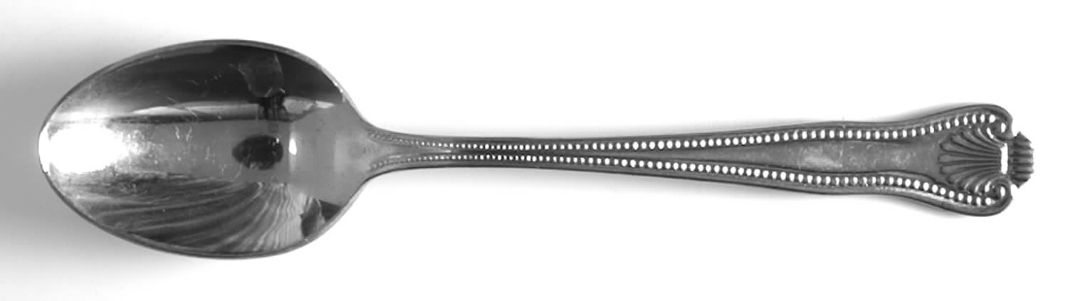 Newport Shell (Stainless) Teaspoon by Leonard Silver Mfg Co-1