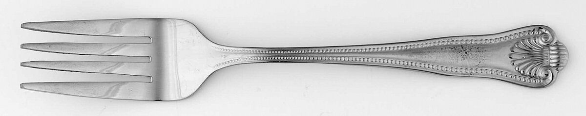 Newport Shell (Stainless) Individual Salad Fork by Leonard Silver Mfg Co-1