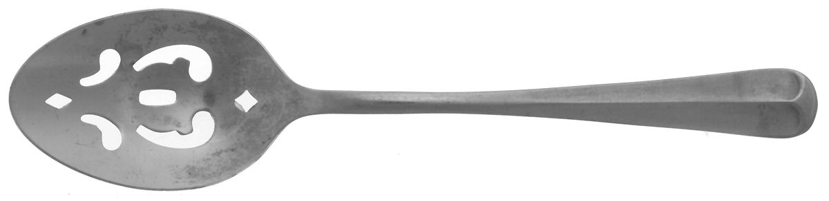 Old Rockport (Stainless) Pierced Tablespoon (Serving Spoon) by Leonard Silver Mfg Co-1