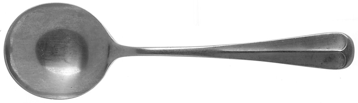 Old Rockport (Stainless) Round Bowl Soup Spoon (Cream Soup) by Leonard Silver Mfg Co-1