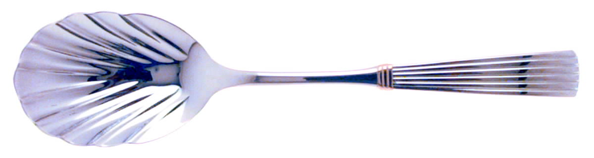 Citation Gold (Stainless, Gold Accent) Sugar Shell Spoon by Lenox-1