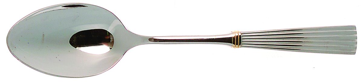 Citation Gold (Stainless, Gold Accent) Place/Oval Soup Spoon by Lenox-1