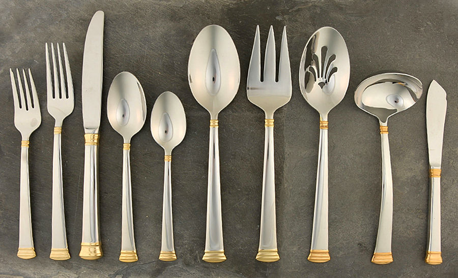 Eternal Gold (Stainless) 45 Piece Starter Set by Lenox-1