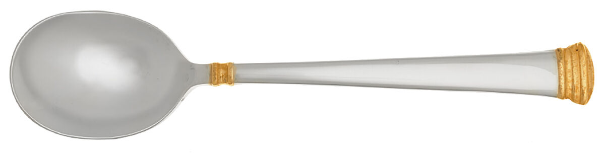 Eternal Gold (Stainless) Round Bowl Soup Spoon (Cream Soup) HC by Lenox-1