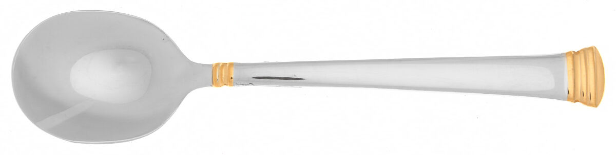 Eternal Gold (Stainless) Spoon-Spaghetti/Solid-Individual HC by Lenox-1