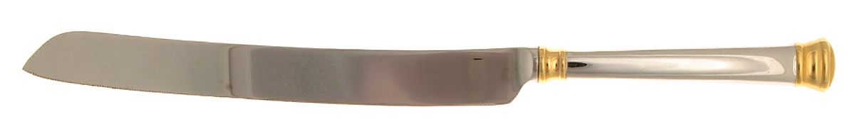 Eternal Gold (Stainless) Wedding Cake Knife with Stainless Blade by Lenox-1