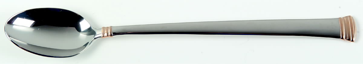 Eternal Gold (Stainless) Iced Tea Spoon by Lenox-1