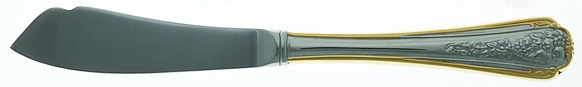 Fruits of Life Gold (Stainless, Gold Accent) Hollow Handle Master Butter Knife by Lenox-1