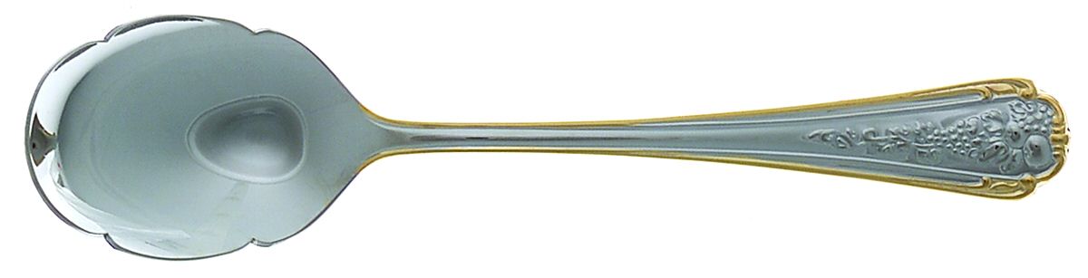 Fruits of Life Gold (Stainless, Gold Accent) Sugar Spoon by Lenox-1
