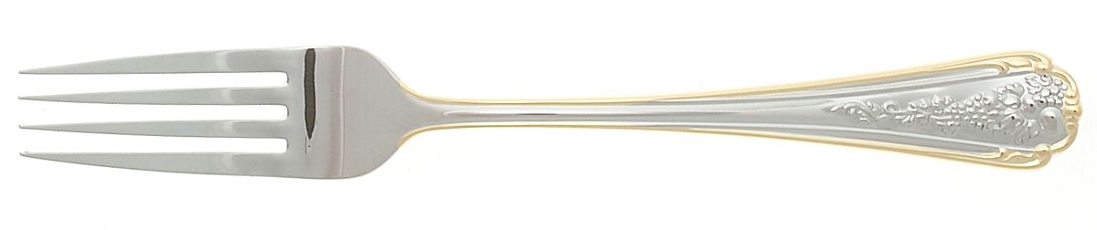 Fruits of Life Gold (Stainless, Gold Accent) Fork by Lenox-1