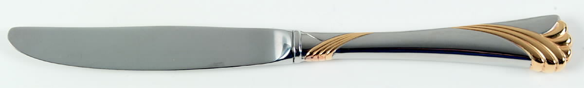 Kelly Gold (Stainless, Gold Accent) Modern Hollow Knife by Lenox-1