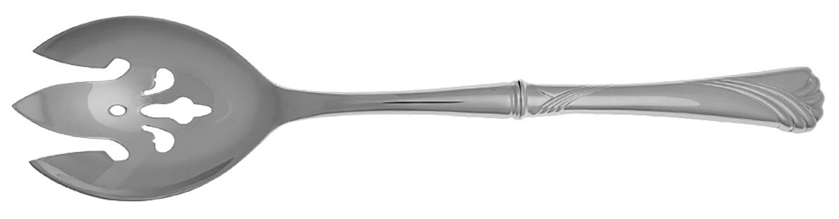 Kelly (Stainless) Salad Serving Fork with Stainless Prongs HC by Lenox-1