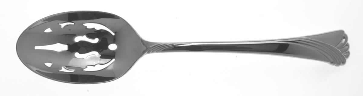 Kelly (Stainless) Pierced Tablespoon (Serving Spoon) by Lenox-1
