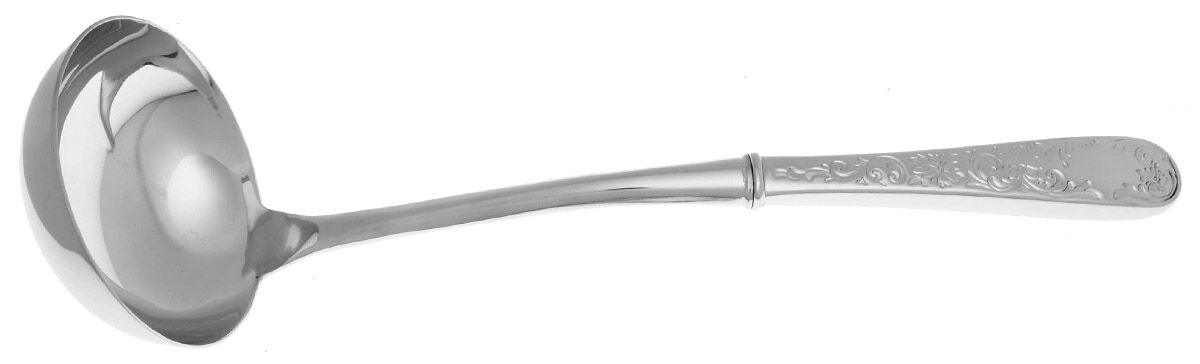 Maryland Engraved (Stainless) Soup Ladle with Stainless Bowl HC by Lenox-1