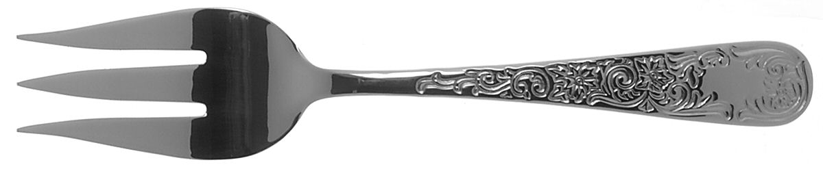 Maryland Engraved (Stainless) Medium Solid Cold Meat Serving Fork by Lenox-1