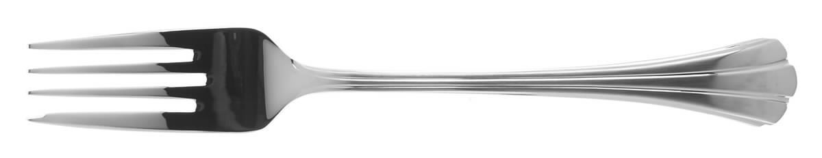 Satin Flutes (Stainless) Individual Salad Fork by Kirk Stieff-1