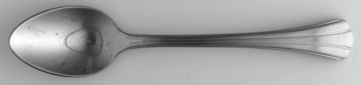 Satin Flutes (Stainless) Teaspoon by Kirk Stieff-1
