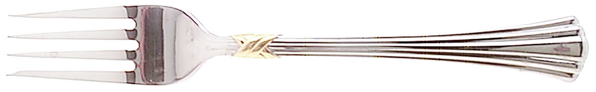 Mountain View Gold (Stainless, Gold Accent) Individual Salad Fork by Lenox-1