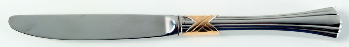 Mountain View Gold (Stainless, Gold Accent) Modern Hollow Knife by Lenox-1