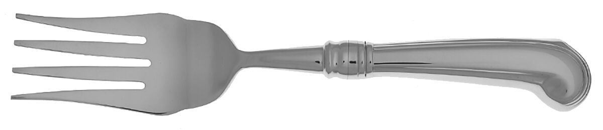 Williamsburg Royal Scroll (Stainless) Cold Meat Fork Large, Stainless Tines HC by Lenox-1