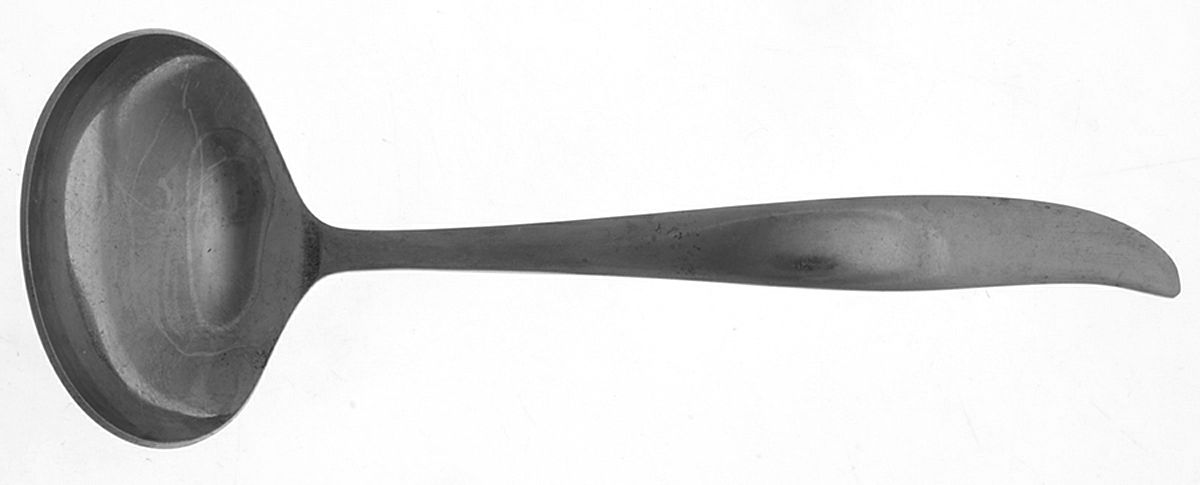 LNM2 (STAINLESS) Solid Gravy Ladle by Linmark-1