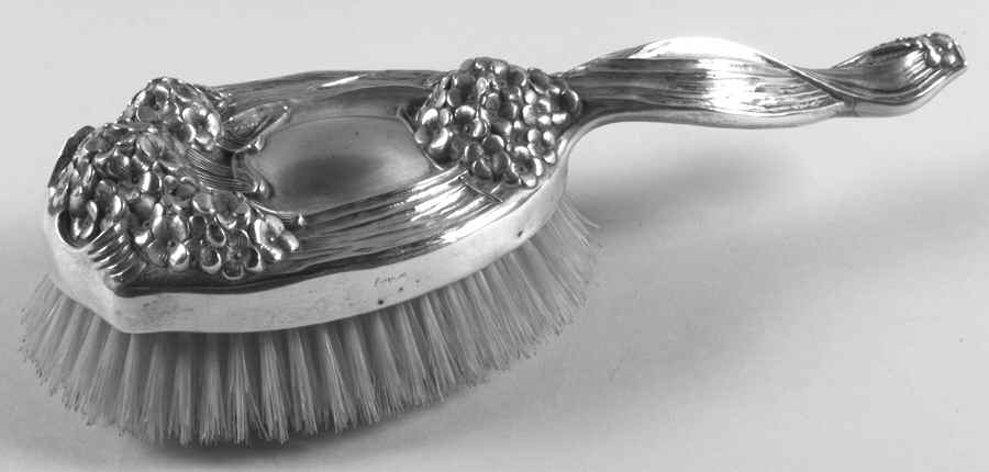 Sterling Hollowware Hair Brush by La Pierre Silver-1