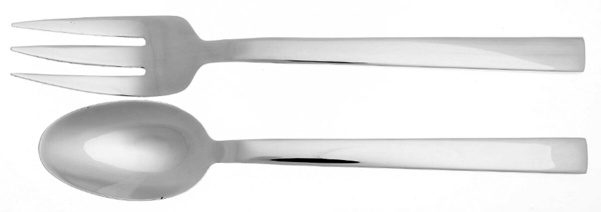 Academy (Stainless) (2 Pc) Solid Salad Set by Ralph Lauren Flatware-1