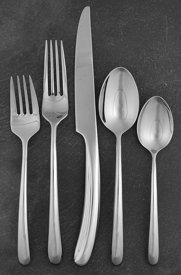 Atlantique (Stainless) 5 Piece Place Setting by Ralph Lauren Flatware-1