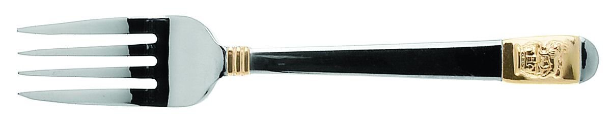 Clarendon Gold (Stainless, Gold Accent) Individual Salad Fork by Ralph Lauren Flatware-1