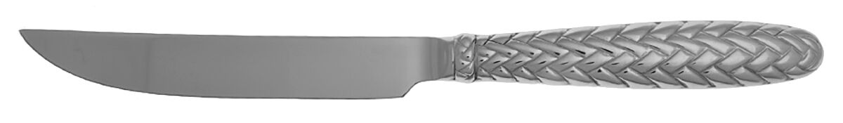 Equestrian Braid (Stainless) Steak Knife Individual Hollow, No Serrate HC by Ralph Lauren Flatware-1
