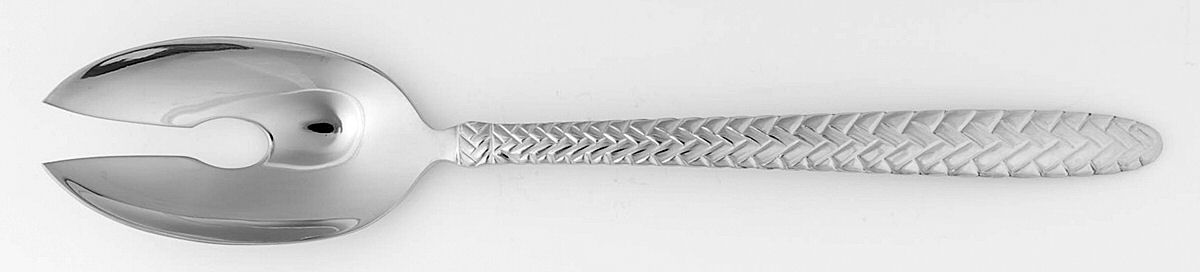 Equestrian Braid (Stainless) Solid Salad Serving Fork by Ralph Lauren Flatware-1