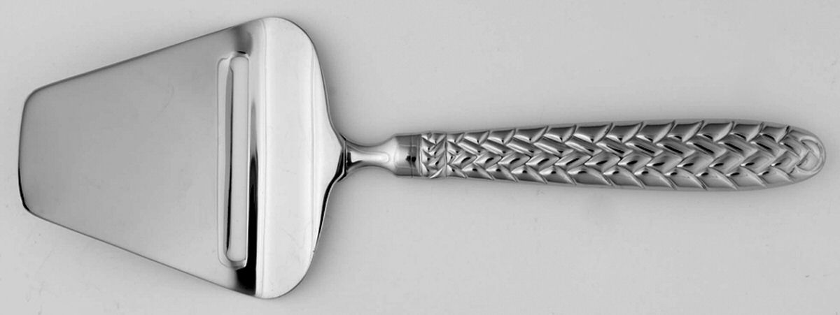 Equestrian Braid (Stainless) Cheese Plane with Stainless Plane by Ralph Lauren Flatware-1