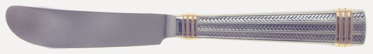 Golden Wainwright (Stainless, Gold Accent) Hollow Handle Master Butter Knife by Ralph Lauren Flatware-1