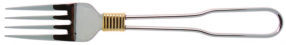 Harbour Gold (Stainless, Gold Accent) Individual Salad Fork by Ralph Lauren Flatware-1