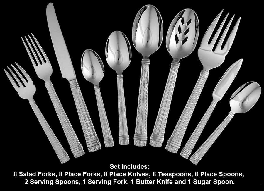 Wainwright (Stainless) 45 Piece Set by Ralph Lauren Flatware-1