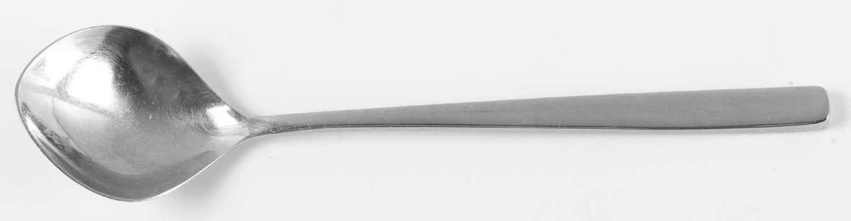 Fuga (Stainless) Place/Oval Soup Spoon by Lundtofte-1