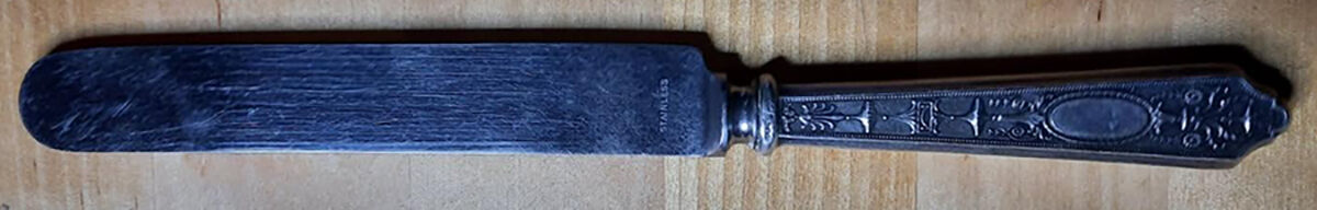 Adam (Sterling, 1921) Old French Hollow Knife by Lunt Silver-1