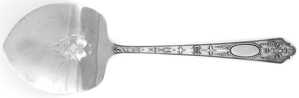 Adam (Sterling, 1921) Tomato Server, Solid Piece by Lunt Silver-1