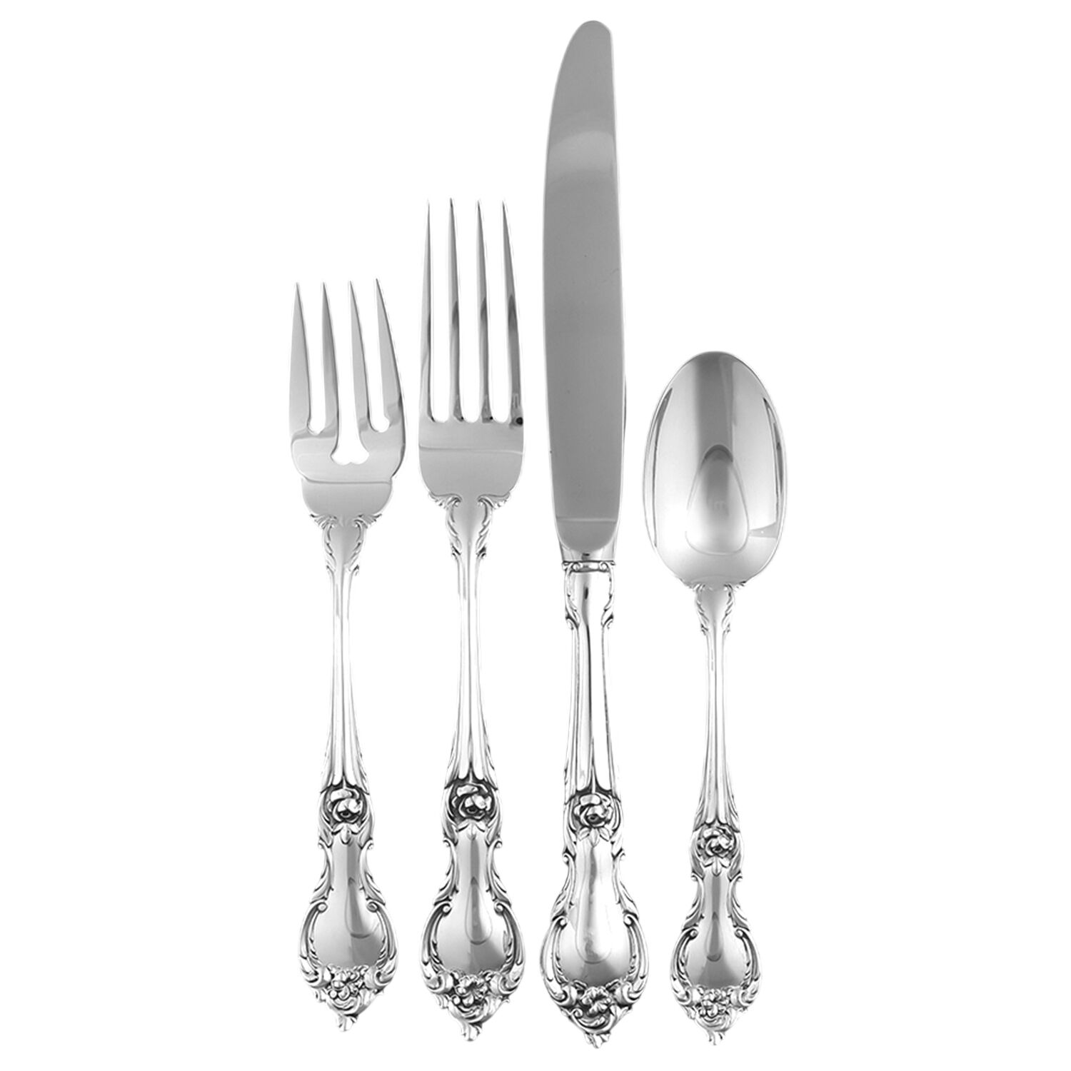 Alexandra (Sterling, 1961) 32 Piece Estate Set by Lunt Silver-1