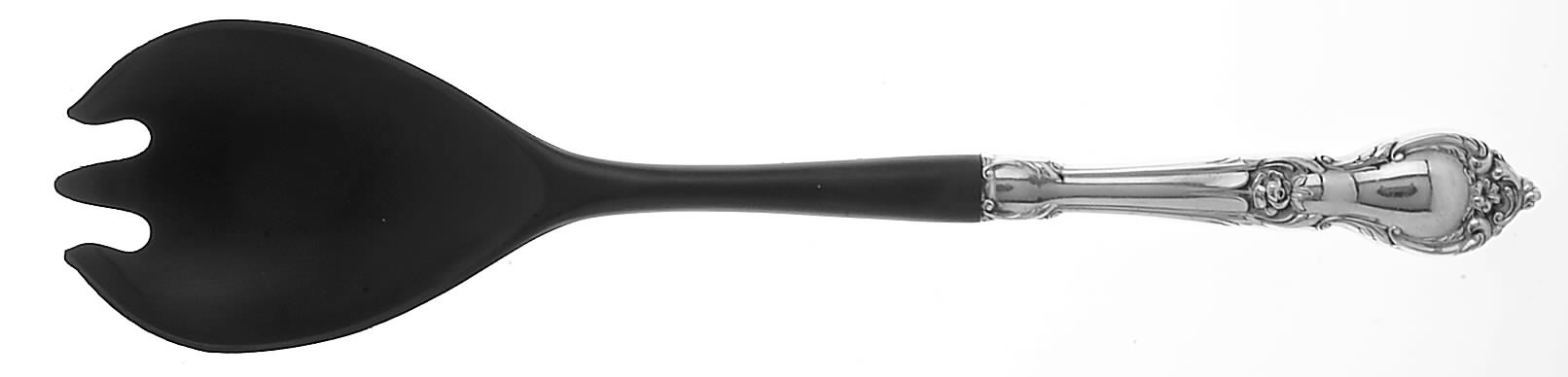 Alexandra (Sterling, 1961) Salad Serving Fork with Plastic Prongs by Lunt Silver-1