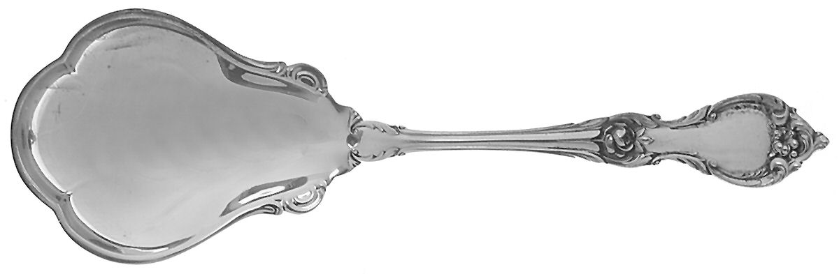 Alexandra (Sterling, 1961) Solid Smooth Casserole Spoon by Lunt Silver-1