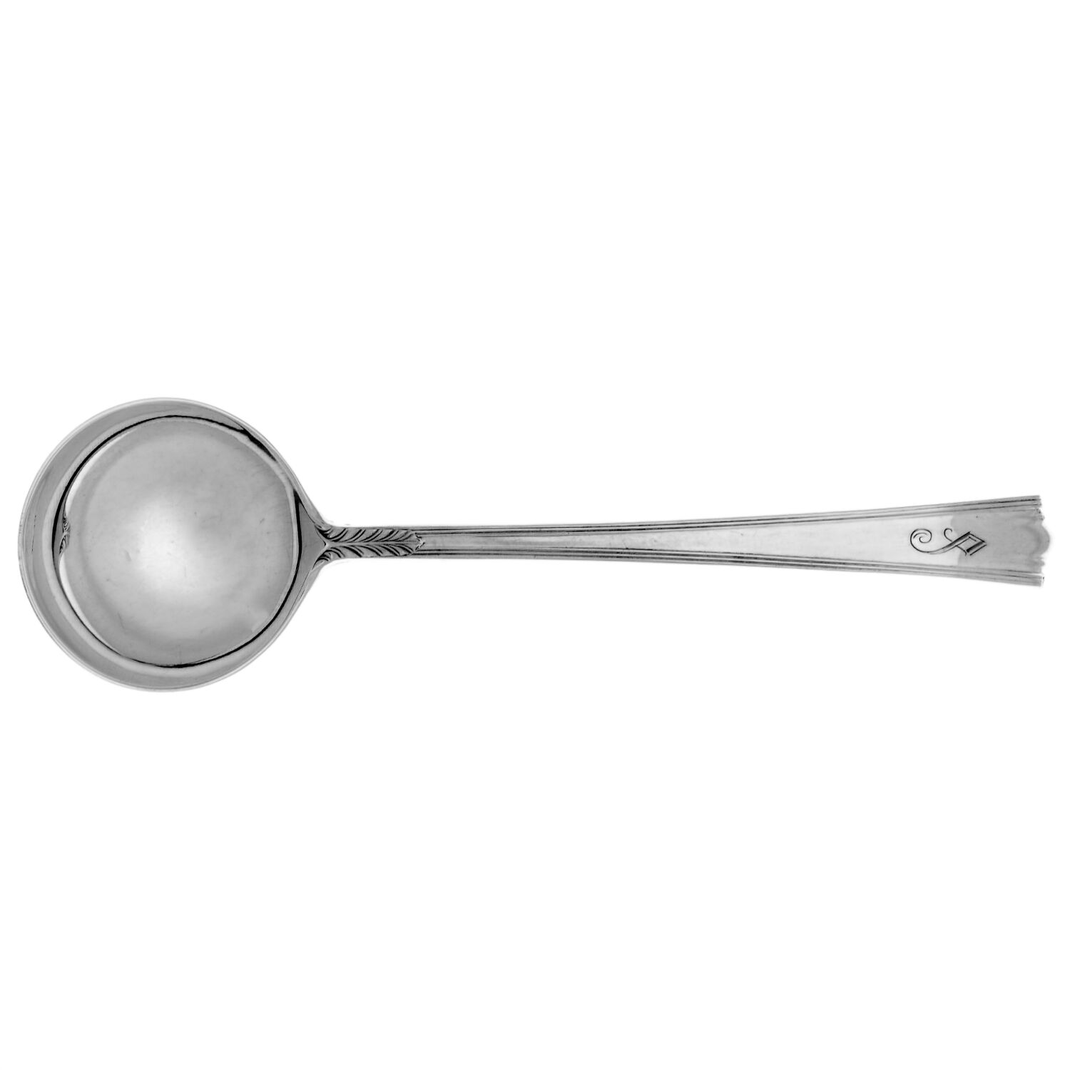 American Directoire (Sterling, 1931) Round Bowl Soup Spoon (Bouillon) by Lunt Silver-1