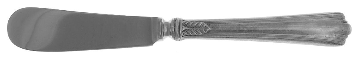 American Directoire (Sterling, 1931) Butter Spreader Hollow Hdl-Paddle/Stainless Blade by Lunt Silver-1