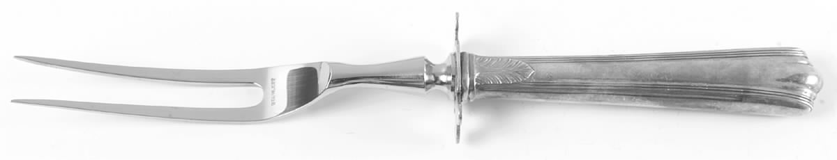 American Directoire (Sterling, 1931) Large Stainless-Prong Roast Carving Fork by Lunt Silver-1
