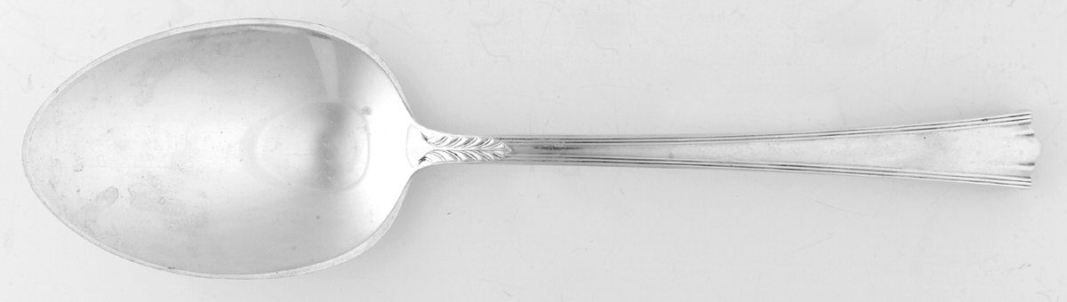 American Directoire (Sterling, 1931) Preserve Spoon by Lunt Silver-1
